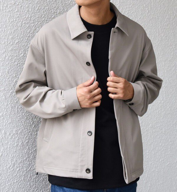 SHIPS any「SHIPS any: SORONA(R) ライト ツイル ストレッチ スピンドル ブルゾン(セットアップ対応)◇」|ブルゾン・スタジャン|