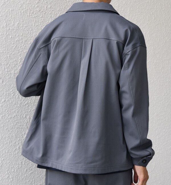 SHIPS any「SHIPS any: SORONA(R) ライト ツイル ストレッチ スピンドル ブルゾン(セットアップ対応)◇」|ブルゾン・スタジャン|