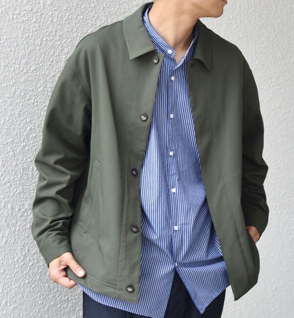 SHIPS any「SHIPS any: SORONA(R) ライト ツイル ストレッチ スピンドル ブルゾン(セットアップ対応)◇」|ブルゾン・スタジャン|