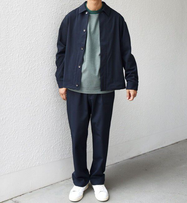 SHIPS any「SHIPS any: SORONA(R) ライト ツイル ストレッチ スピンドル ブルゾン(セットアップ対応)◇」|ブルゾン・スタジャン|