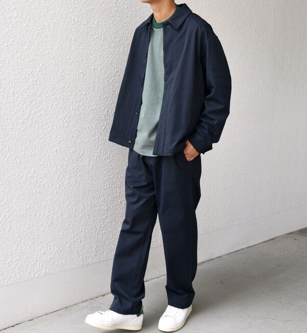 SHIPS any「SHIPS any: SORONA(R) ライト ツイル ストレッチ スピンドル ブルゾン(セットアップ対応)◇」|ブルゾン・スタジャン|