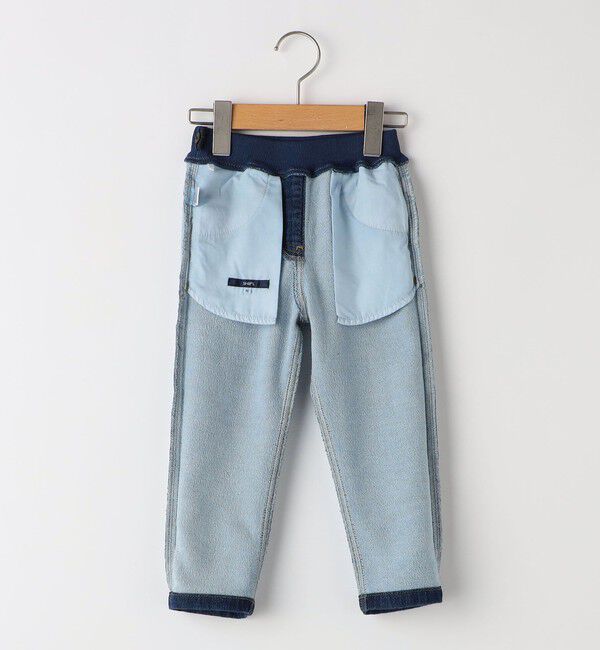 SHIPS KIDS「SHIPS KIDS:80～90cm / ソフト ストレッチ デニム パンツ」|デニム|
