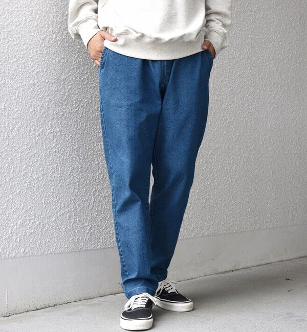 SHIPS any「SHIPS any:〈洗濯機可能〉スーパー ストレッチ スリム テーパード イージー デニム◇」|デニム|