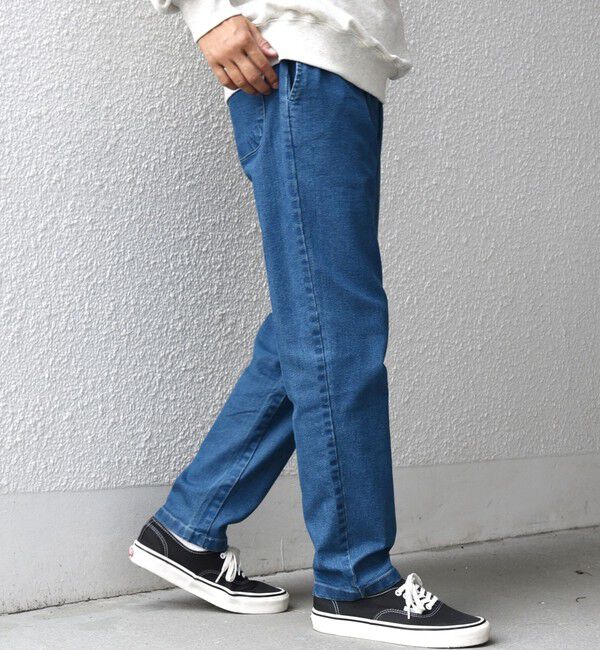 SHIPS any「SHIPS any:〈洗濯機可能〉スーパー ストレッチ スリム テーパード イージー デニム◇」|デニム|