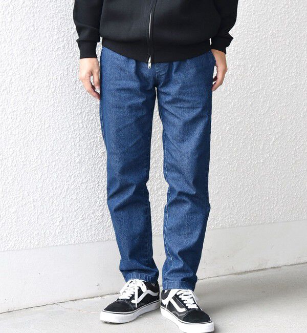 SHIPS any「SHIPS any:〈洗濯機可能〉スーパー ストレッチ スリム テーパード イージー デニム◇」|デニム|