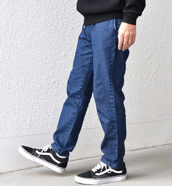 SHIPS any「SHIPS any:〈洗濯機可能〉スーパー ストレッチ スリム テーパード イージー デニム◇」|デニム|