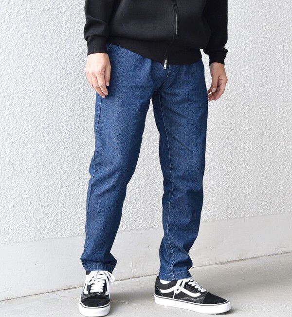 SHIPS any「SHIPS any:〈洗濯機可能〉スーパー ストレッチ スリム テーパード イージー デニム◇」|デニム|