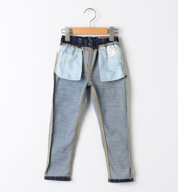SHIPS KIDS「Lee:100～160cm /ストレッチ ストレート デニム パンツ 」|デニム|