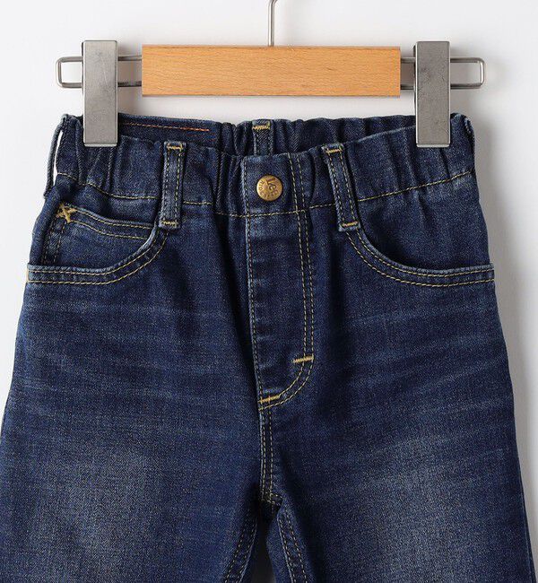 SHIPS KIDS「Lee:100～160cm /ストレッチ ストレート デニム パンツ 」|デニム|