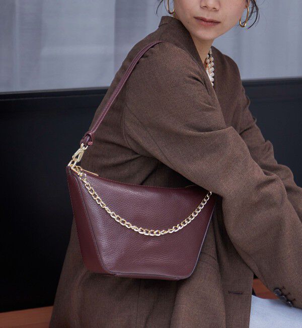 SHIPS for women「AULENTTI: 3WAY チェーン バッグ」|ショルダー・メッセンジャー|