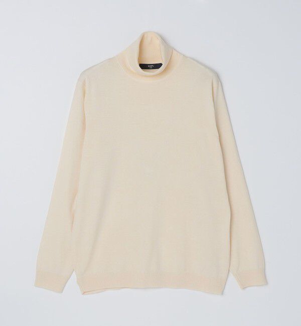 SHIPS Colors 「SHIPS Colors:〈手洗い可能〉アンチピリング 12ゲージ タートルネック ニット」|ニット・セーター|