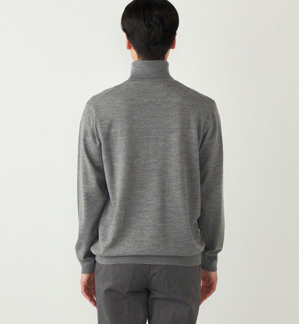 SHIPS Colors 「SHIPS Colors:〈手洗い可能〉アンチピリング 12ゲージ タートルネック ニット」|ニット・セーター|