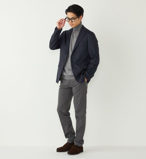 SHIPS Colors 「SHIPS Colors:〈手洗い可能〉アンチピリング 12ゲージ タートルネック ニット」|ニット・セーター|