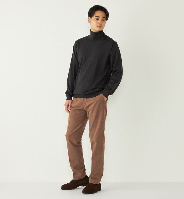 SHIPS Colors 「SHIPS Colors:〈手洗い可能〉アンチピリング 12ゲージ タートルネック ニット」|ニット・セーター|