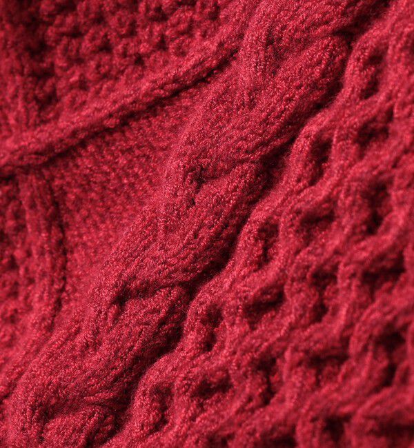 SHIPS KIDS「SHIPS KIDS:140～160cm /〈洗濯機可能〉ケーブル ニット」|ニット・セーター|