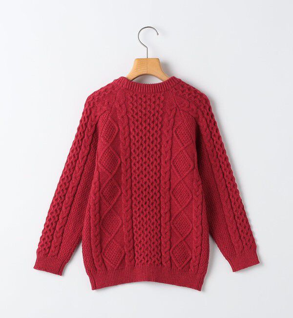 SHIPS KIDS「SHIPS KIDS:100～130cm /〈洗濯機可能〉ケーブル ニット」|ニット・セーター|