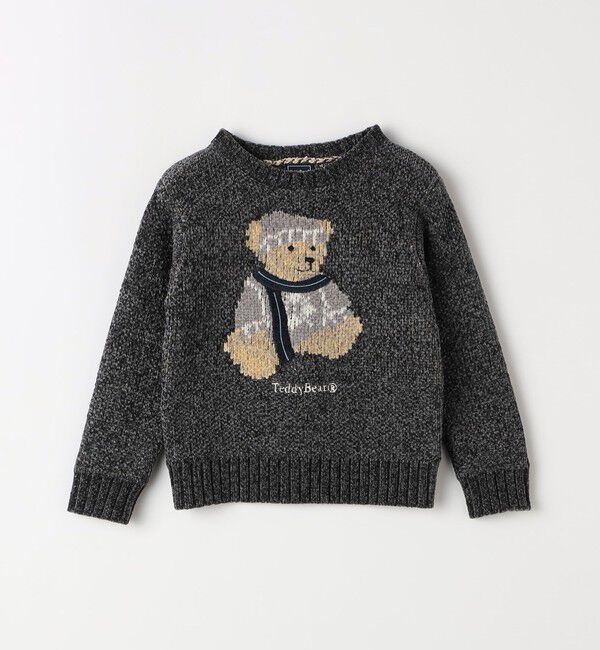 SHIPS Colors 「SHIPS Colors:100～140cm /〈洗濯機可能〉TeddyBear(R) ジャカード モール ニット◇」|ニット・セーター|