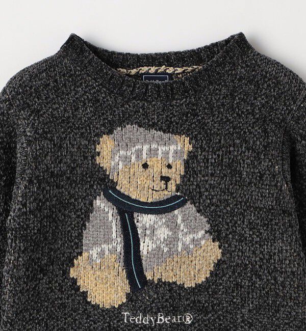 SHIPS Colors 「SHIPS Colors:100～140cm /〈洗濯機可能〉TeddyBear(R) ジャカード モール ニット◇」|ニット・セーター|