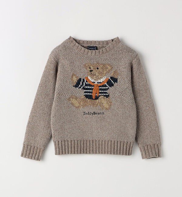 SHIPS Colors 「SHIPS Colors:100～140cm /〈洗濯機可能〉TeddyBear(R) ジャカード モール ニット◇」|ニット・セーター|