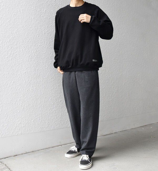 SHIPS any「【SHIPS any別注】HINSON: 裏起毛 フリース ワンポイント ラグラン スウェット◇」|スウェット・ジャージ|
