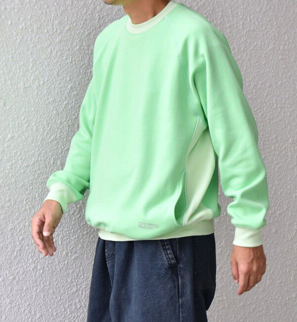 SHIPS any「【SHIPS any別注】HINSON: 裏起毛 フリース ワンポイント ラグラン スウェット◇」|スウェット・ジャージ|