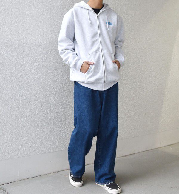 SHIPS any「【WEB限定】SHIPS any: ワンポイント ロゴ 裏起毛 スウェット ジップ パーカー◇」|パーカー|