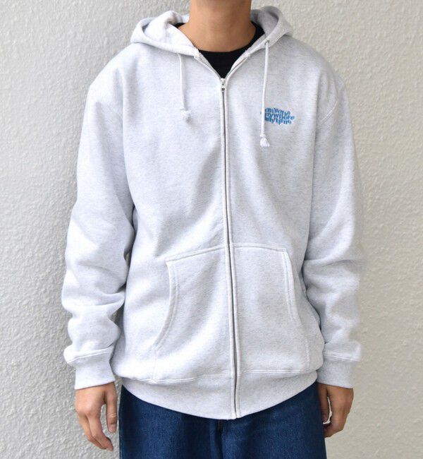 SHIPS any「【WEB限定】SHIPS any: ワンポイント ロゴ 裏起毛 スウェット ジップ パーカー◇」|パーカー|