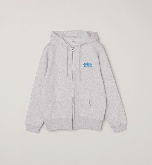 SHIPS any「【WEB限定】SHIPS any: ワンポイント ロゴ 裏起毛 スウェット ジップ パーカー◇」|パーカー|