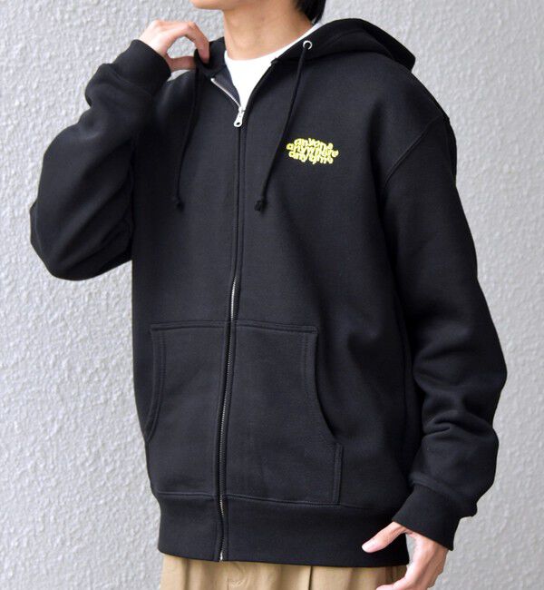 SHIPS any「【WEB限定】SHIPS any: ワンポイント ロゴ 裏起毛 スウェット ジップ パーカー◇」|パーカー|