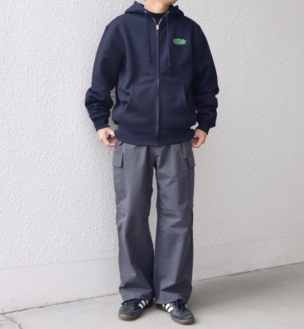 SHIPS any「【WEB限定】SHIPS any: ワンポイント ロゴ 裏起毛 スウェット ジップ パーカー◇」|パーカー|