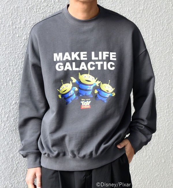 SHIPS any「SHIPS any: <TOY STORY> グラフィック プリント スウェット◇」|スウェット・ジャージ|ダークグレー