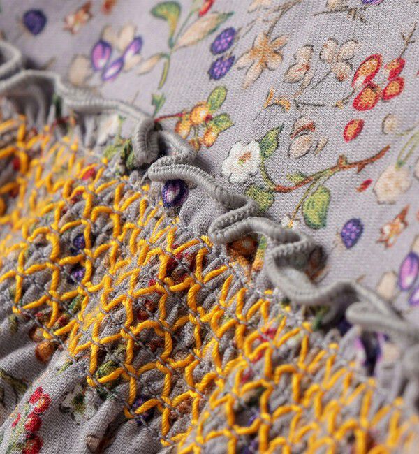 SHIPS Colors 「SHIPS Colors:90～140cm/〈洗濯機可能〉スモッキング フラワーワンピース◇」|ワンピース|