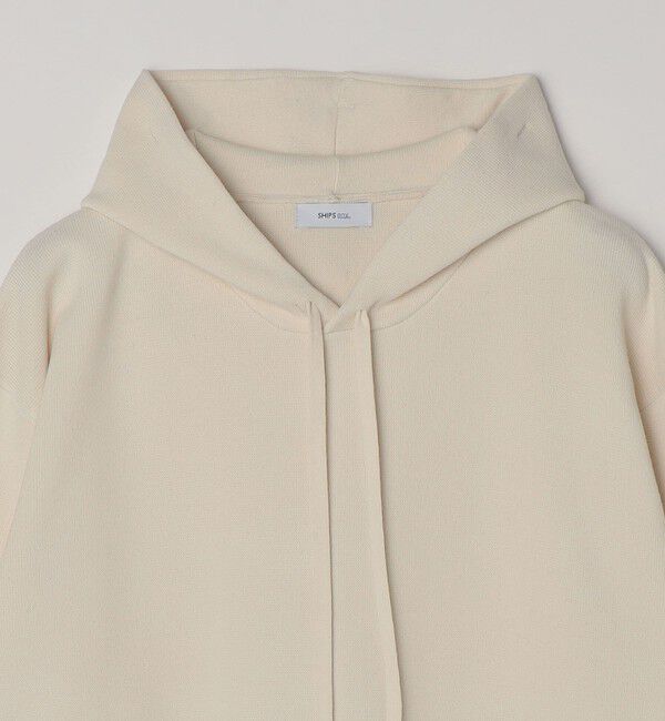 SHIPS any「SHIPS any:〈手洗い可能〉ミラノリブ コットンライク ニット プルオーバー パーカー◇」|パーカー|