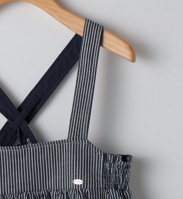 SHIPS KIDS「SHIPS KIDS:100～130cm/ライトデニム ジャンパースカート」|ジャンパースカート|