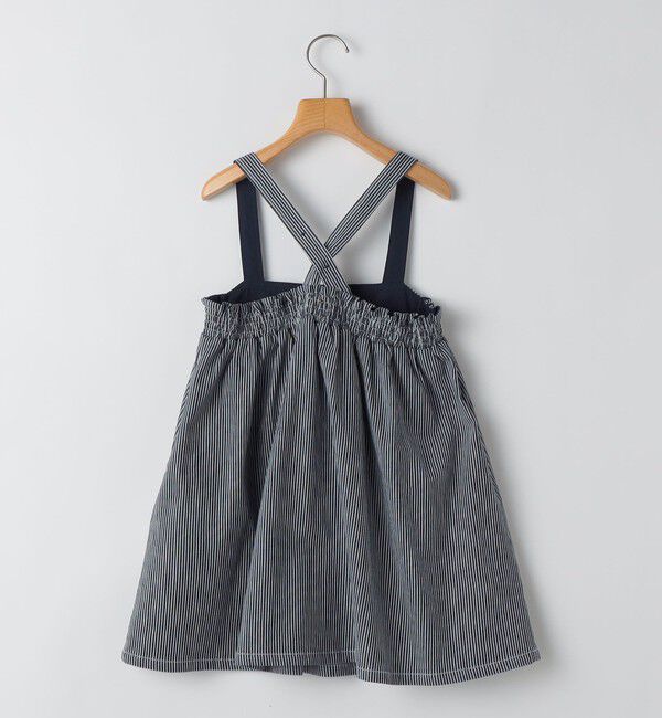 SHIPS KIDS「SHIPS KIDS:100～130cm/ライトデニム ジャンパースカート」|ジャンパースカート|