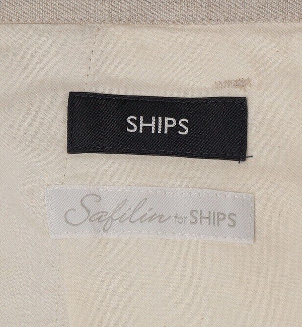 SHIPS「SHIPS: サフィラン リネン イージー パンツ」|チノ|