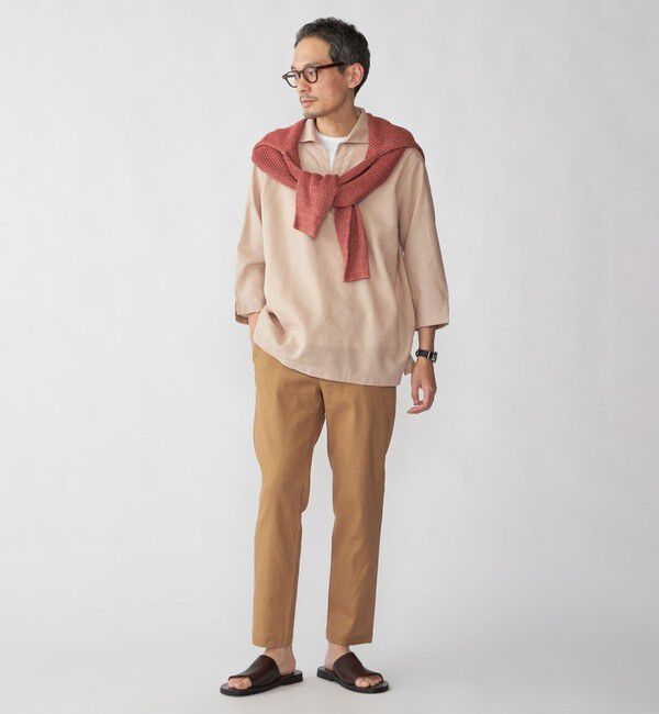 SHIPS「SHIPS: サフィラン リネン イージー パンツ」|チノ|