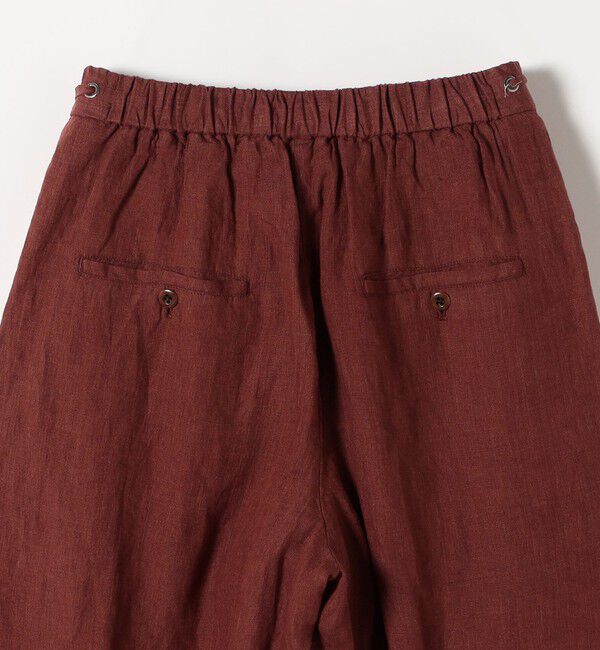 SHIPS any「《予約》SHIPS any:〈洗濯機可能〉リネン イージー ベイカー パンツ」|その他|