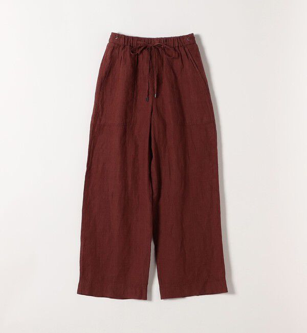 SHIPS any「《予約》SHIPS any:〈洗濯機可能〉リネン イージー ベイカー パンツ」|その他|