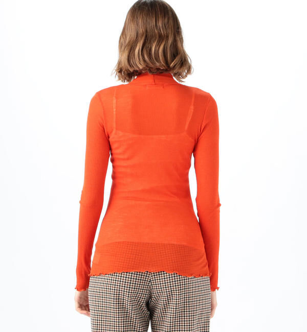 MACPHEE「ウールリブ タートルネックプルオーバー」|Tシャツ・カットソー|