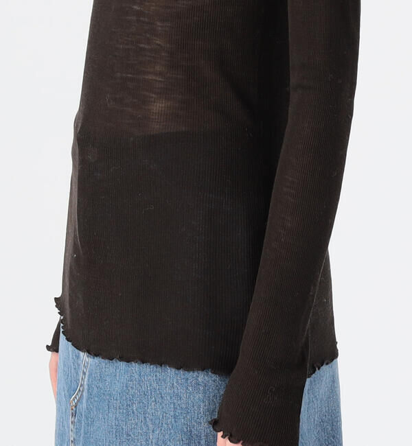 MACPHEE「ウールリブ タートルネックプルオーバー」|Tシャツ・カットソー|