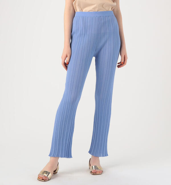 Ballsey「シアーコットンナイロンリブ ストレートパンツ」|その他|