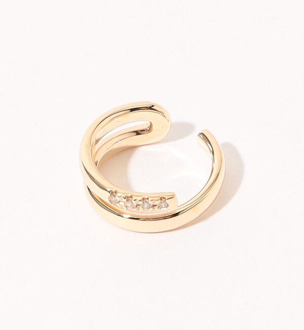 TOMORROWLAND GOODS「【別注】Hirotaka&times;TOMORROWLAND ダイヤ ダブルイヤーカフ」|イヤリング|