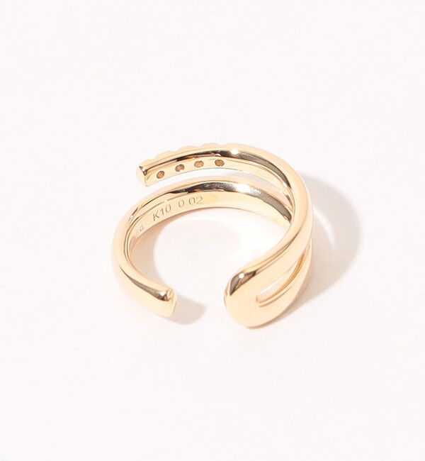 TOMORROWLAND GOODS「【別注】Hirotaka&times;TOMORROWLAND ダイヤ ダブルイヤーカフ」|イヤリング|