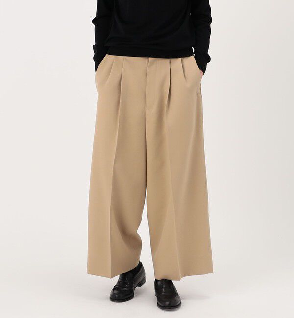 TOMORROWLAND BUYING WEAR「HAVERSACK ATTIRE ウールギャバジン 2プリーツワイドパンツ」|その他|