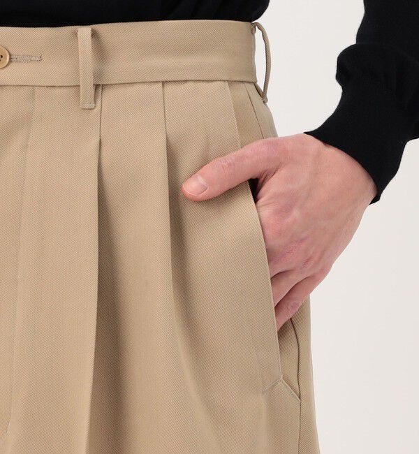 TOMORROWLAND BUYING WEAR「HAVERSACK ATTIRE ウールギャバジン 2プリーツワイドパンツ」|その他|