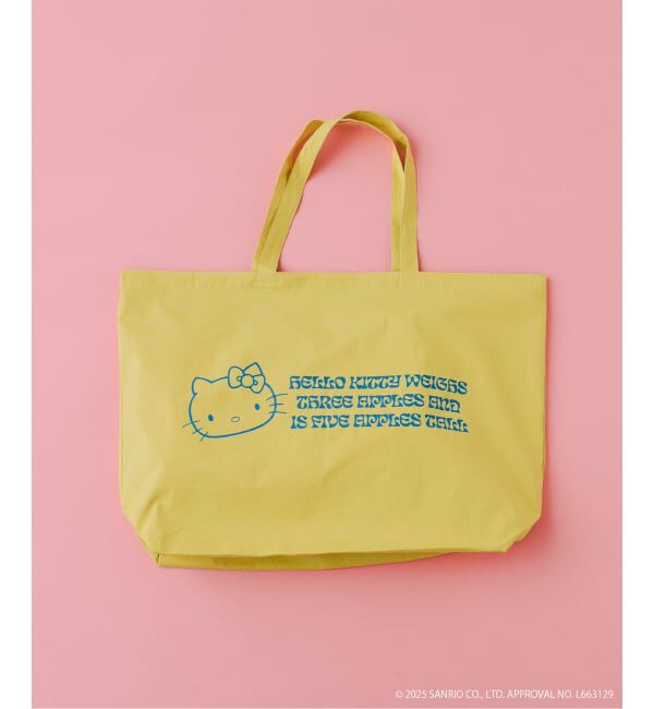 JOURNAL STANDARD「HELLO KITTY / ハローキティ ビッグトート」|トートバッグ|イエロー