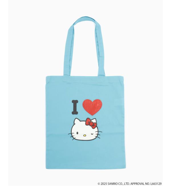 JOURNAL STANDARD「HELLO KITTY / ハローキティ プリントトート」|トートバッグ|ブルー