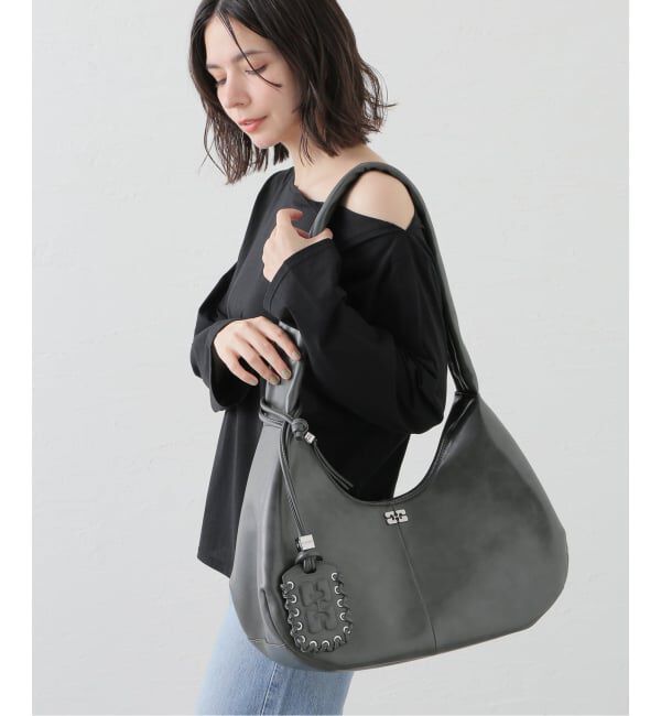 U by SPICK&SPAN「GANNI/ガニー Ganni Bou Bag Hobo Medium」|ショルダー・メッセンジャー|
