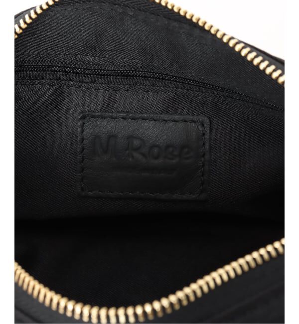  「M Rose/エンメローズ レザーコンビバッグ」|ショルダー・メッセンジャー|